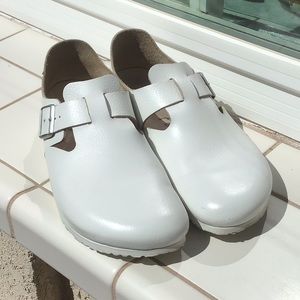 White Birkenstock London. Size 13 M / 46